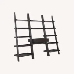 Other Ladder Bookcase W/ Desk In Cappuccino Wood -Othe Furniture Store 1500 1500 frame 0 965