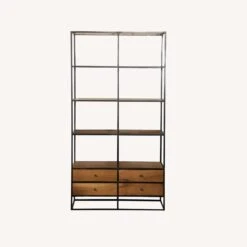 Other Etagere Bookcase In Natural Acacia Wood Finish -Othe Furniture Store 1500 1500 frame 0 978